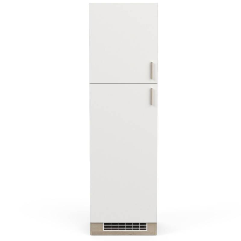 Köögikapp Aatrium Origan, 60x60x206 cm, pruun/valge hind ja info | Köögikapid | hansapost.ee