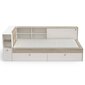 Ühekohaline voodi Aatrium Life Function, 90x190/200 cm, pruun/valge hind ja info | Voodid | hansapost.ee