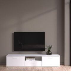 ТВ тумбочка Aatrium Media, 177,2x39x38 см, белый цена и информация | Тумбы под телевизор | hansapost.ee