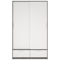 Шкаф Aatrium Line, 121x60x200 см, белый цена и информация | Шкафы | hansapost.ee