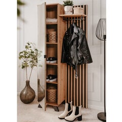 Прихожая шкаф Aatrium Mini Medan, 80x37 см, коричневый цена и информация | Комоды, тумбочки в прихожую | hansapost.ee