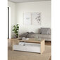Kohvilaud Aatrium Next, 120x60 cm, valge/pruun hind ja info | Diivanilauad | hansapost.ee