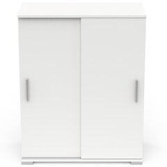 Шкафчик Aatrium Izzy, 80x35x101 см, белый цена и информация | Прикроватные тумбочки | hansapost.ee