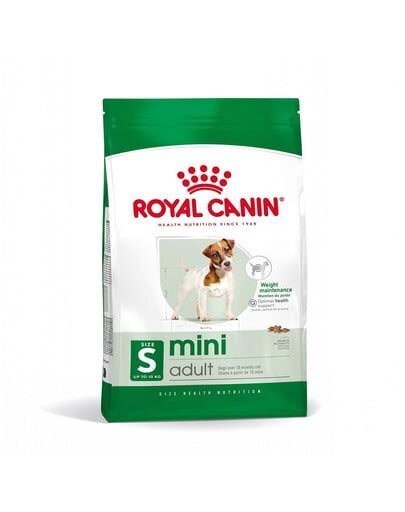 Royal Canin Mini Adult täiskasvanud väikest tõugu koertele, 2 kg цена и информация | Koerte kuivtoit ja krõbinad | hansapost.ee