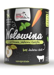Корм Syta Micha для взрослых собак с говядиной, морковью, яблоками и базиликом, 800 г цена и информация | Консервы для собак | hansapost.ee