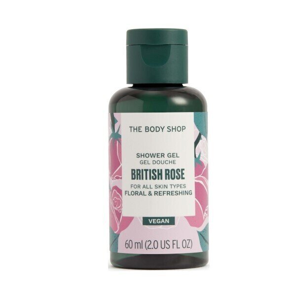 Dušigeel The Body Shop British Rose, 60 ml hind ja info | Dušigeelid, õlid | hansapost.ee