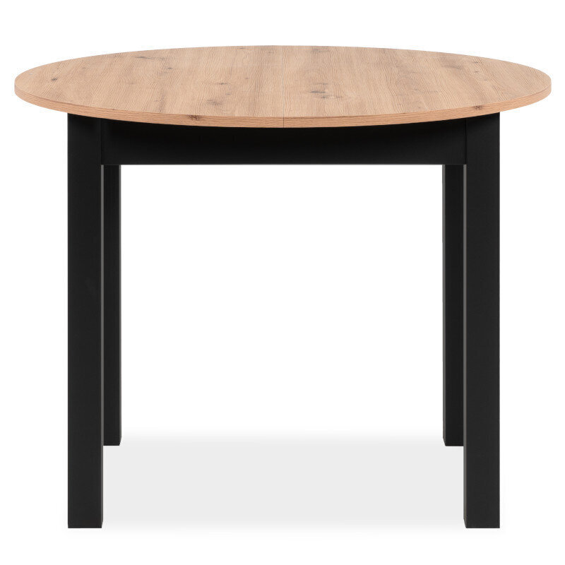 Laud koos pikendusmehhanismiga Aatrium Coburg 100-140 cm, pruun/must hind ja info | Köögilauad, söögilauad | hansapost.ee