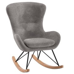 Кресло-качалка Aatrium Rocky 75x96x101 см, серое цена и информация | Кресла | hansapost.ee