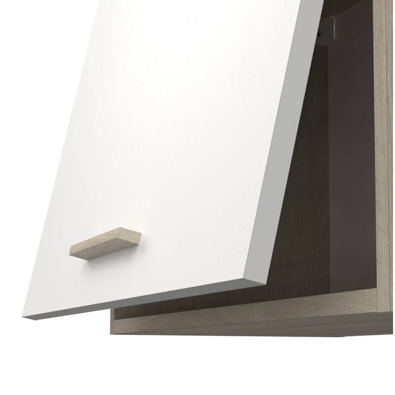 Köögikapp Aatrium Origan, 60x30x42 cm, valge/pruun hind ja info | Köögikapid | hansapost.ee