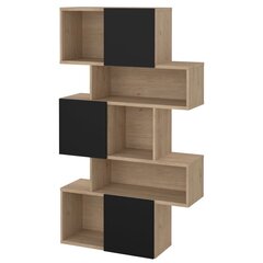Полка Aatrium Maze, 95x31x166 см, коричневый/черный цвет цена и информация | полка | hansapost.ee