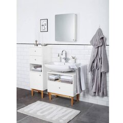 Vannitoakapp Tenzo Color Bath, 80x16x58 cm, valge hind ja info | Vannitoakapid | hansapost.ee