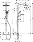 Termostaat dušikomplekt Hansgrohe Crometta, 26781000 hind ja info | Dušikomplektid ja süsteemid | hansapost.ee