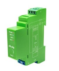 Smart Wi-Fi диммер Shelly Pro Dimmer 1PM цена и информация | Выключатели, розетки | hansapost.ee