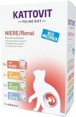Kattovit Feline Diet Niere/Renal täiskasvanud kassidele, 12x85 g hind ja info | Kassikonservid | hansapost.ee