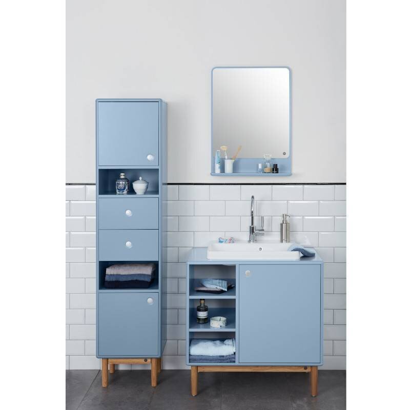 Vannitoakapp koos valamuga Tenzo Color Bath, 80x50x62 cm, sinine цена и информация | Vannitoakapid | hansapost.ee
