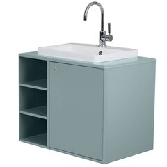 Vannitoakapp koos valamuga Tenzo Color Bath, 80x50x62 cm, roheline цена и информация | Шкафчики для ванной | hansapost.ee