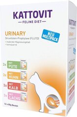 Kattovit Feline Diet Urinary набор для взрослых кошек, 12х85 г цена и информация | Кошачьи консервы | hansapost.ee