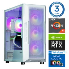 INTOP AQUA Ryzen 5 7600X 16GB DDR5 500SSD M.2 NVME RTX4060 8GB WIN11 hind ja info | Lauaarvutid | hansapost.ee