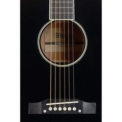 Акустическая гитара Stagg SA35 DS BK цена и информация | Гитары | hansapost.ee