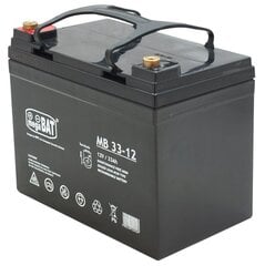 MPL megaBAT MB 26-12 UPS battery Sealed Lead Acid VRLA AGM 12 V 26 Ah Black hind ja info | Autoakud | hansapost.ee