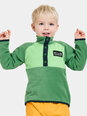 Детский шерстяной свитер Didriksons MONTE HALF BUTTON 3, зелено