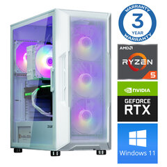 INTOP Ryzen 5 5500 16GB 250SSD M.2 NVME+2TB RTX3060 12GB WIN11 hind ja info | Lauaarvutid | hansapost.ee
