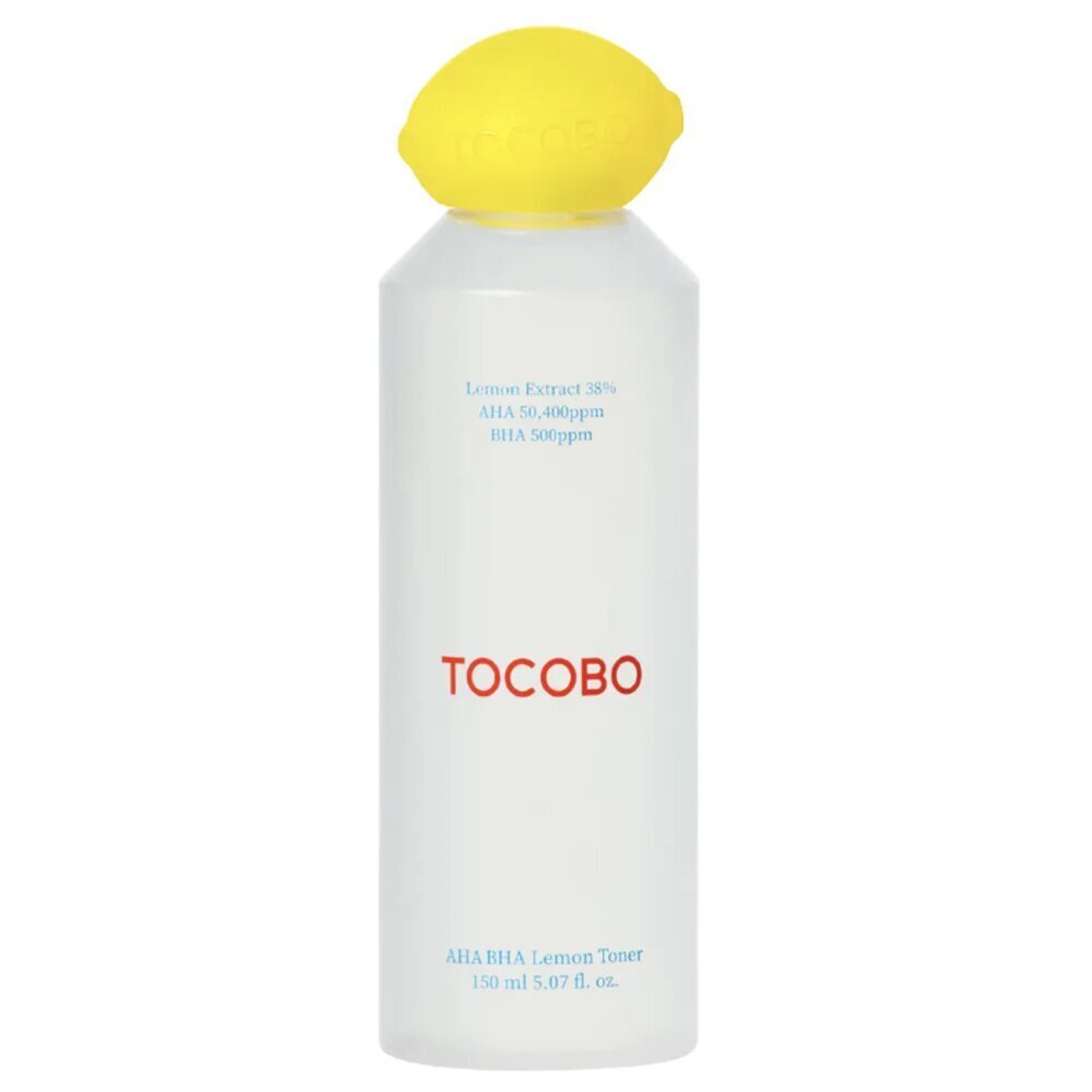 Toonik Tocobo AHA BHA Lemon Toner, 150 ml цена и информация | Näopuhastusvahendid | hansapost.ee