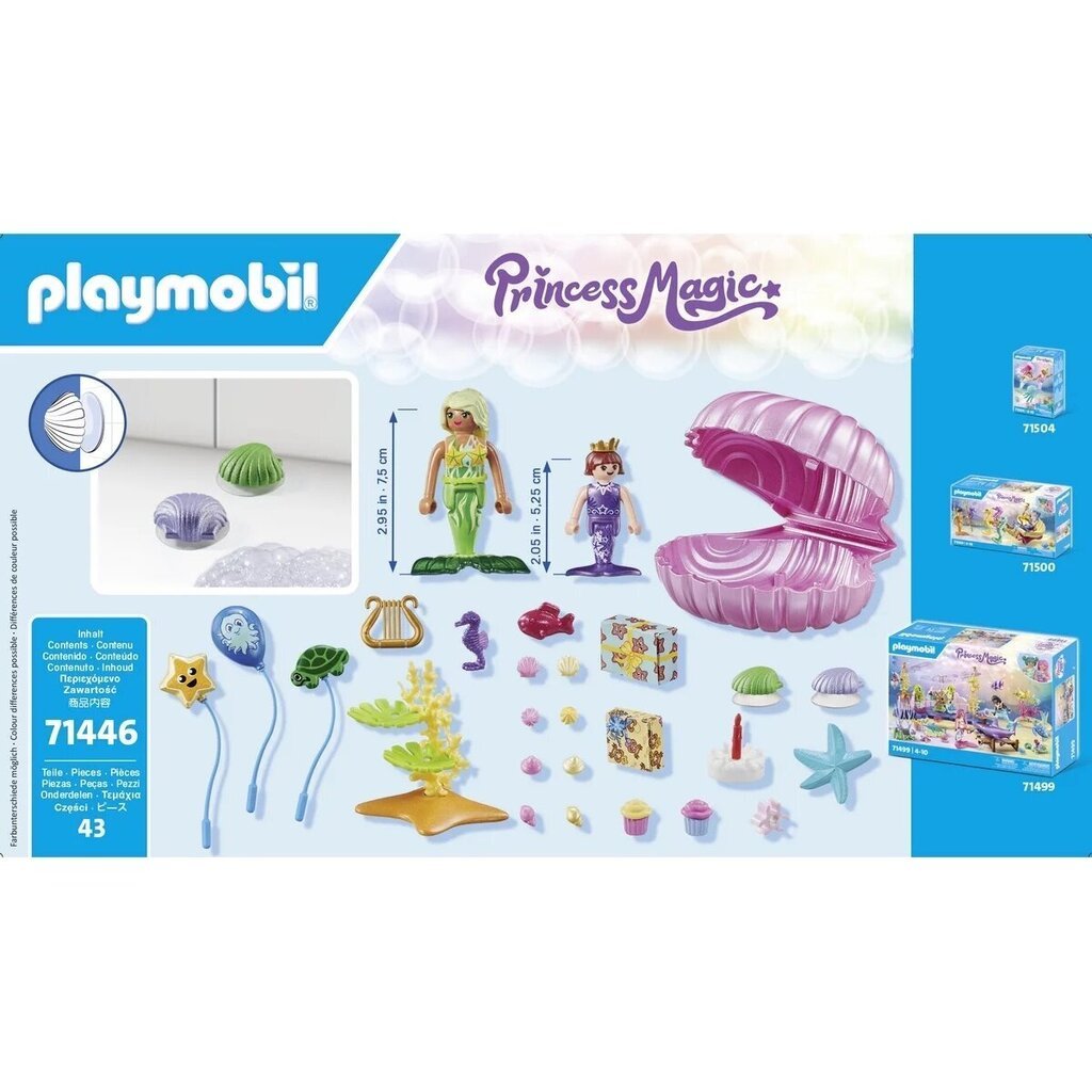 71446 PLAYMOBIL® Princess, Maagilise Merineitsi sünnipäev цена и информация | Klotsid ja konstruktorid | hansapost.ee