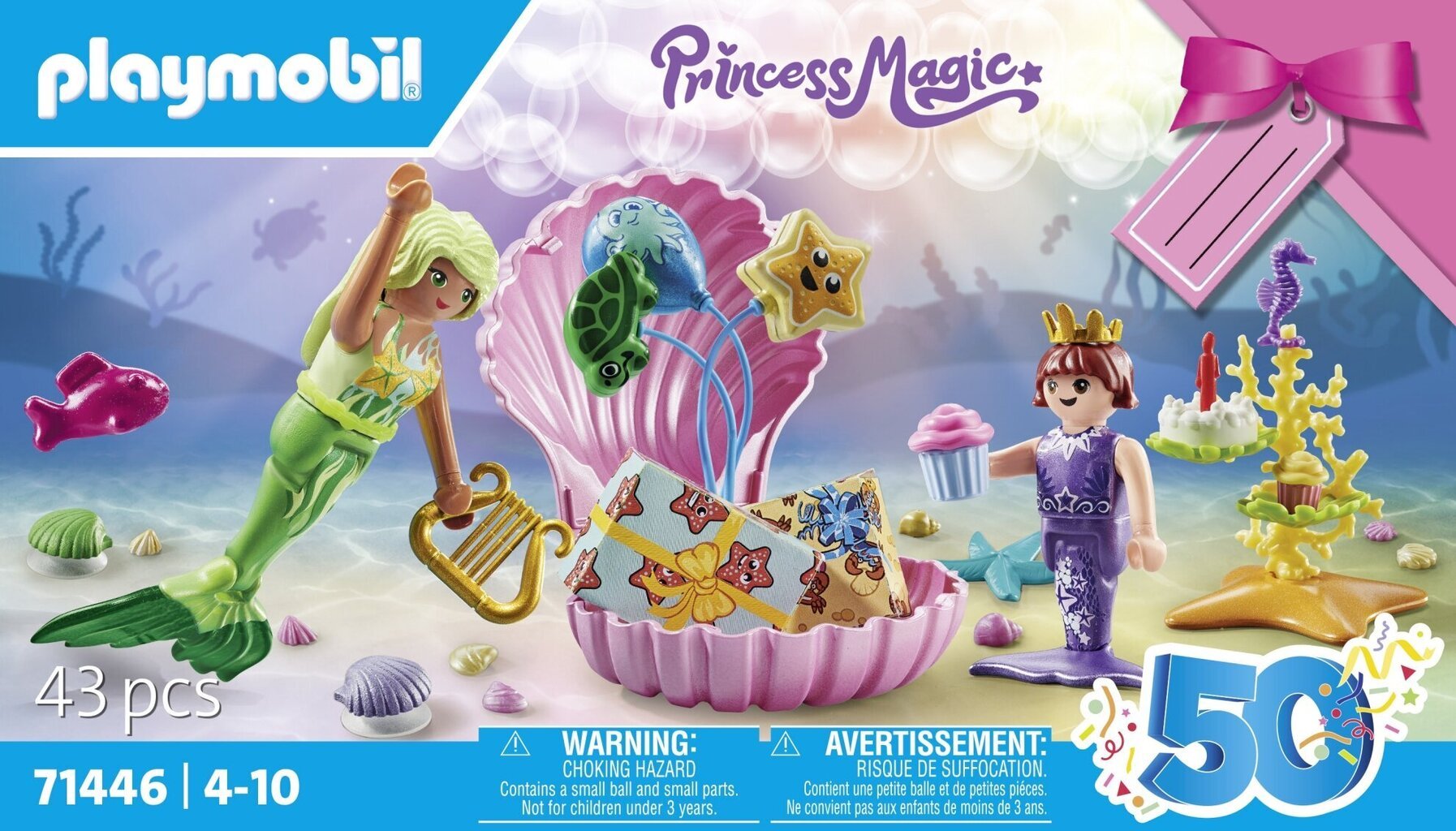 71446 PLAYMOBIL® Princess, Maagilise Merineitsi sünnipäev цена и информация | Klotsid ja konstruktorid | hansapost.ee