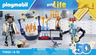 71450 PLAYMOBIL® City Life, Teadlane robotitega цена и информация | Конструкторы и кубики | hansapost.ee