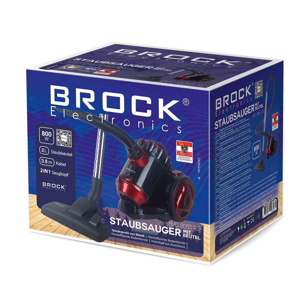 Brock Electronics BVC 8055 RD hind ja info | Tolmuimejad | hansapost.ee