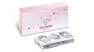 PowerColor Hellhound Sakura AMD Radeon RX 7800 XT (RX7800XT 16G-L/OC/SAKURA LIMITED) цена и информация | Для видеокарт | hansapost.ee