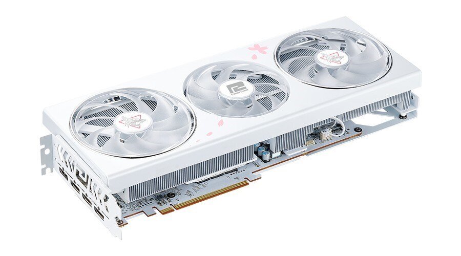 PowerColor Hellhound Sakura AMD Radeon RX 7800 XT (RX7800XT 16G-L/OC/SAKURA LIMITED) цена и информация | Videokaardid | hansapost.ee