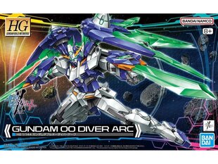  Сборная модель Gunpla. Bandai - HGBM Gundam 00 Diver Arc, 1/144, 65720 цена и информация | Конструкторы и кубики | hansapost.ee