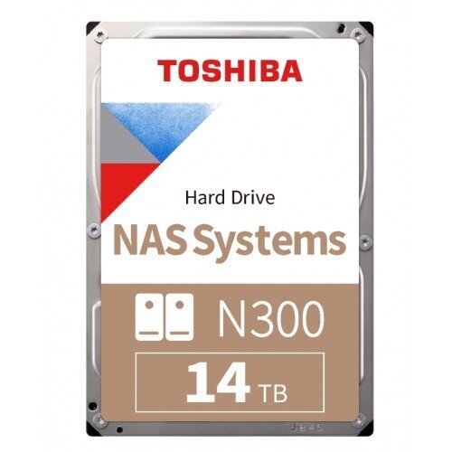 Toshiba N300 NAS (HDEXW10ZNA51F) цена и информация | Sisemised kõvakettad | hansapost.ee