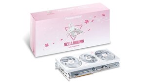 PowerColor Hellhound Sakura AMD Radeon RX 7800 XT (RX 7800 XT 16G-L/OC/SAKURA) цена и информация | Powercolor Компьютерная техника | hansapost.ee