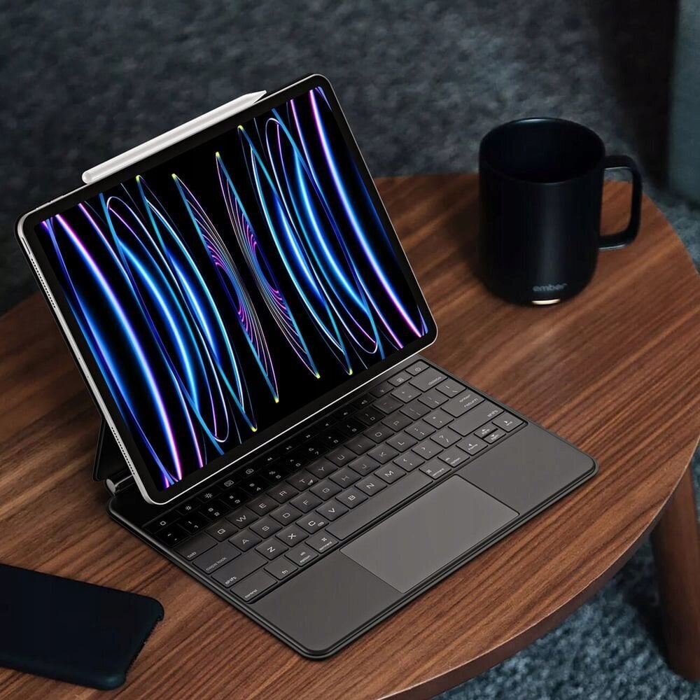 Klaviatuurikomplekt Bluetooth iPad Pro 12.9 2022/2021/2020, must цена и информация | Tahvelarvuti ümbrised ja kaaned | hansapost.ee