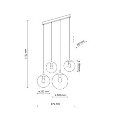 TK Lighting подвесной светильник Esme 4790 цена и информация | Люстры | hansapost.ee