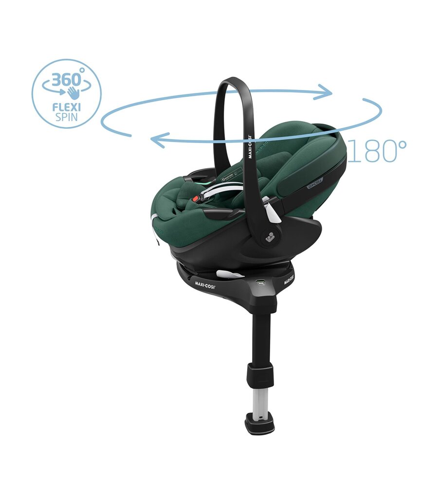 Maxi Cosi turvahäll Pebble 360 ​​​​Pro2, 0-13 kg, Twillic Green hind ja info | Turvatoolid ja turvahällid | hansapost.ee