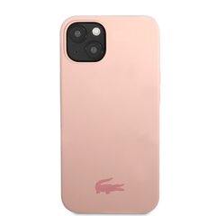 Lacoste Liquid Silicone Glossy Printing Logo Case for iPhone 13 Pink цена и информация | Чехлы для телефонов | hansapost.ee