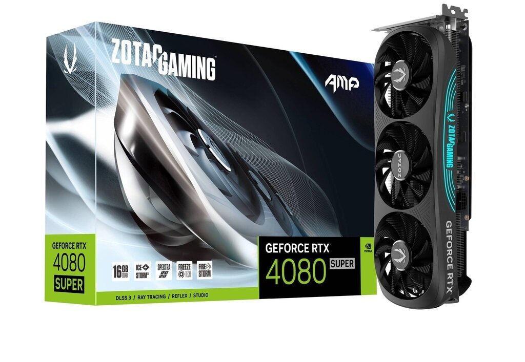 Zotac Gaming GeForce RTX 4080 Super AMP (ZT-D40820F-10P) hind ja info | Videokaardid | hansapost.ee