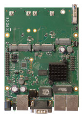 МикроТик RBM33G | Маршрутизатор | 3x RJ45 1000 Мбит/с, 2x miniPCI-e, 1x USB, 1x microSD, 1x M.2 цена и информация | Маршрутизаторы (роутеры) | hansapost.ee