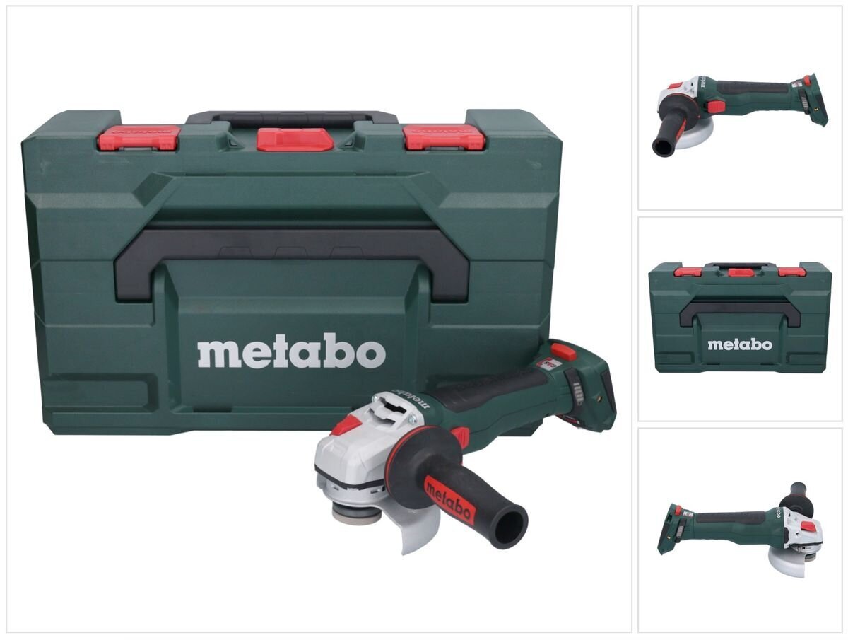 Aku nurklihvija Metabo W 18 LT BL 11-125 18 V 125 mm ilma akuta, ilma laadijata hind ja info | Lihvmasinad | hansapost.ee