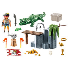 71473 PLAYMOBIL® Pirates: Пират с аллигатором цена и информация | Конструкторы и кубики | hansapost.ee