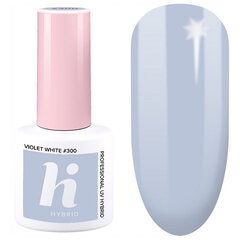 Гибридный гель-лак #300, фиолетово-белый, 5 мл цена и информация | HI Hybrid Декоративная косметика | hansapost.ee