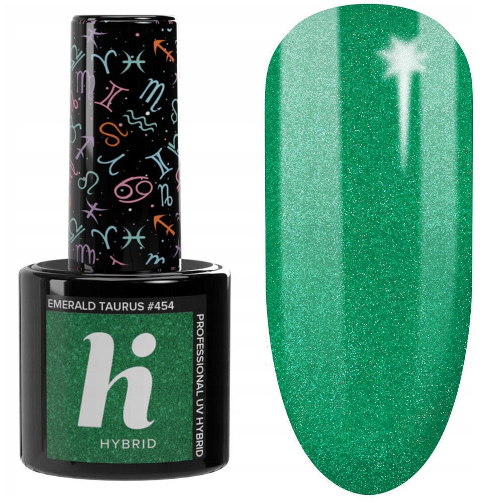 Hübriid küünelakk Hi Hybrid, 454 Emerald Taurus, 5 ml hind ja info | Küünelakid ja küünelakieemaldajad | hansapost.ee