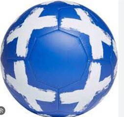 Футбольный мяч Bullet Star, белый/синий цвет цена и информация | Футбольные мячи | hansapost.ee