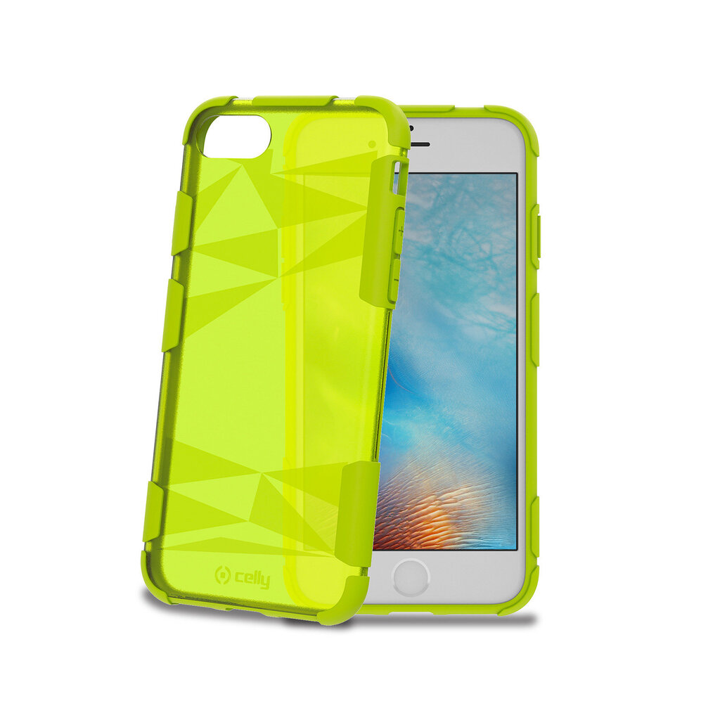 Apple Iphone 7 cover PRYSMA by Celly Green hind ja info | Telefonide kaitsekaaned ja -ümbrised | hansapost.ee