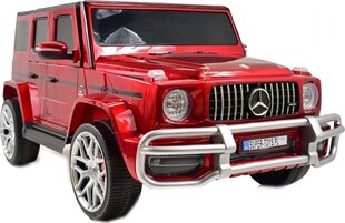 Kahekohaline elektriauto lastele Mercedes G63 AMG S-307, punane hind ja info | Laste elektriautod | hansapost.ee