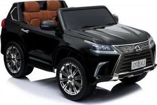 Kahekohaline elektriauto lastele Lexus LX-570, must hind ja info | Laste elektriautod | hansapost.ee